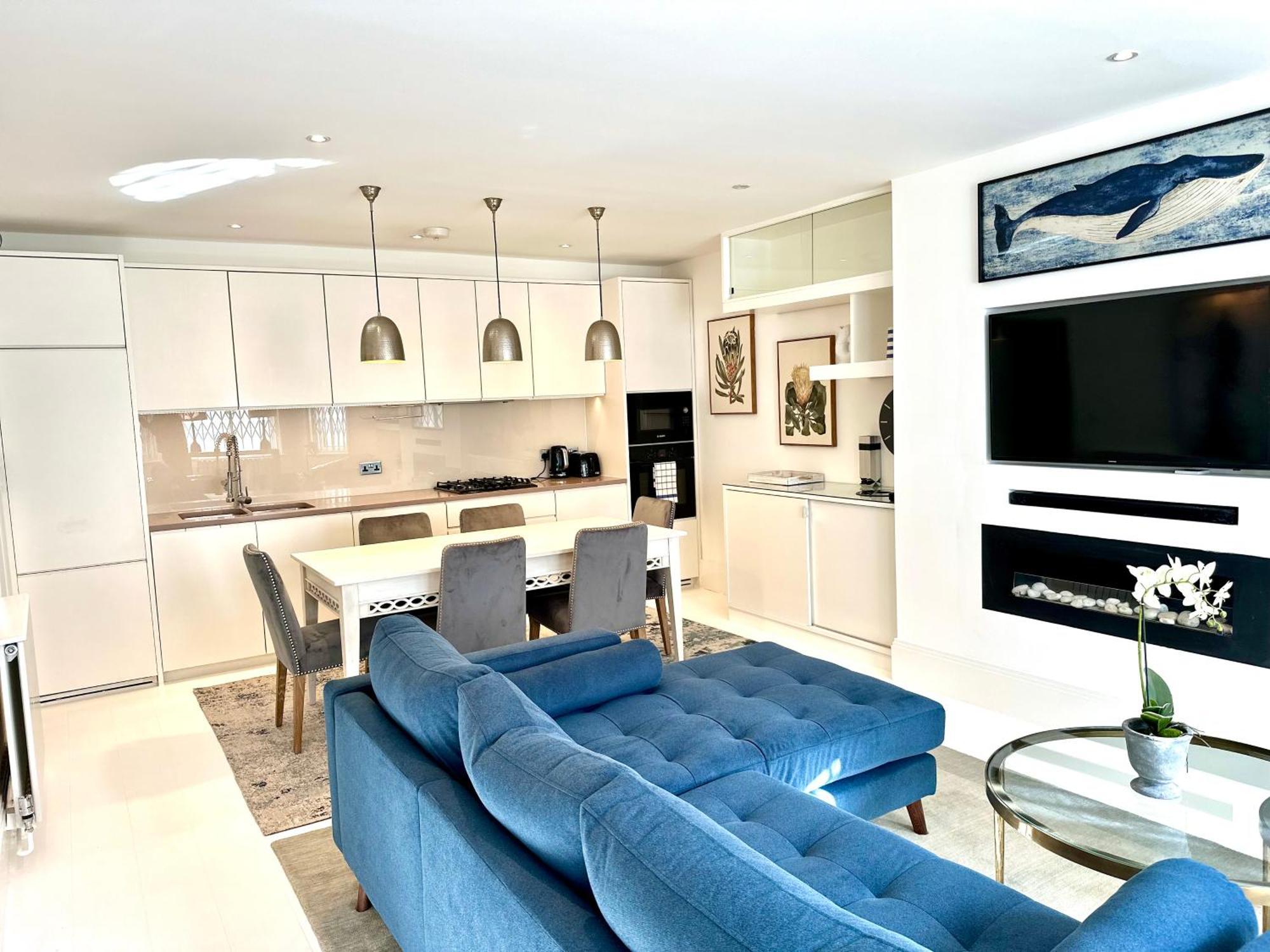 לונדון Stylish Apartment With Bbq Kensington מראה חיצוני תמונה